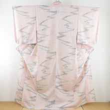 Load image into Gallery viewer, Summer kimono Gauze Single Joi Lab Pink Dyeing Pattern Wide collar Washing Polyester Casual Kimono Tailoring Light 160cm