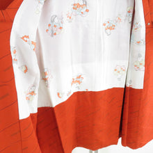 Load image into Gallery viewer, Road Silk Silk Silent Striped Women Woven Orange Kimono Court Kimono For Kimono Casual Casual Stateau 83cm