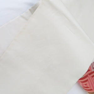 Back Obi Obi Karaika Naka Natural Dyeing Ayama Bun, White Rokuko Total Embroidery Pure Silk Fomal Tailoring Length 440cm