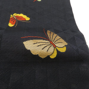 Half -width band 2 set Washable polyester butterfly cherry blossom style black orange half width band casual length 340cm