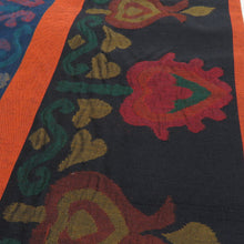 Load image into Gallery viewer, Nagoya Obi Tsumugi Sarasa Purphable Brown orange Six Pure Six Pattern Pattern Bixture Biwinding Casual Tailoring Kimono Bead Length 345cm