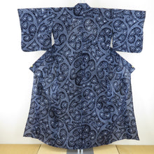 Load image into Gallery viewer, Yukata squeezing for women Yukata blue flower sentence Summer items ladies tailored up 155cm