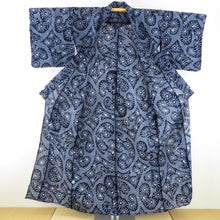 Load image into Gallery viewer, Yukata squeezing for women Yukata blue flower sentence Summer items ladies tailored up 155cm