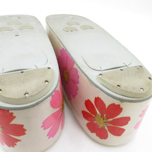 FURIFU Furifu sandals thick bottom cosmos Pressing flower with flower 22.5cm s size 1 sheet core stand casual
