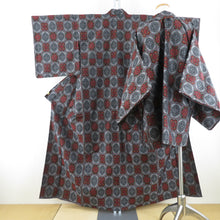 Load image into Gallery viewer, Wool Kimono Ensemble Haori Set Shujubun Single Character Bee Casual Casual Kimono Kimono