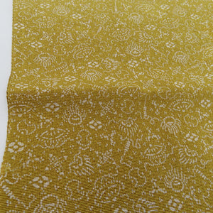 Obi tightening / obi -fried set pure silk treasure dumb string yellow silk 100% kimono accessories