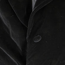 画像をギャラリービューアに読み込む, 着物コート ベルベットコート 黒色 Lサイズ 日本製 AGEHARA 黒うさぎマーク 着物コート 身丈84cm
