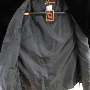 着物コート ベルベットコート 黒色 Lサイズ 日本製 AGEHARA 黒うさぎマーク 着物コート 身丈84cm