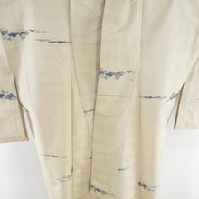 Load image into Gallery viewer, Tsumugi Kimono Kimono Five -storied Power Buns Yellow Single Character Wide collar silk casual kimono tailoring 153cm