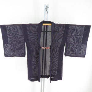 羽織 正絹 変わり紗 夏用 紫色 着物コート 着物用 身丈80cm