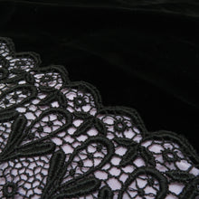 Load image into Gallery viewer, Shawl velvet set 4 points set rayon antique length 140cm