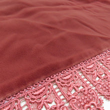 Load image into Gallery viewer, Shawl velvet set 4 points set rayon antique length 140cm