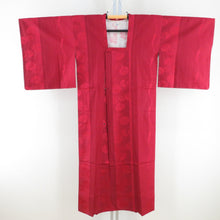 Load image into Gallery viewer, Kimono Court Bankan Umbrella Rain Court Kimono Red Red Pure Silk Outpatient Yama and Kin