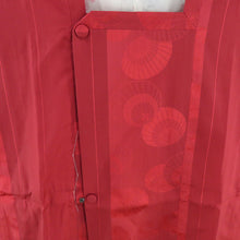 Load image into Gallery viewer, Kimono Court Bankan Umbrella Rain Court Kimono Red Red Pure Silk Outpatient Yama and Kin