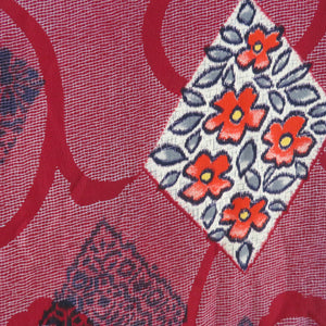 Cotton Kimono Antique Dyeing Points Hana on arabesque