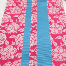 Load image into Gallery viewer, Nagoya Obi Antique Chrysanthemum Woven Purpose Silk All Passions 9 inches Obi Pink -colored Retro Kimono Length 335cm