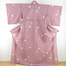 Load image into Gallery viewer, Summer kimono Komon Komon Snow Rink Rinse Polyester Washable Kimono Summer Purple Purple Tailed Light 163cm