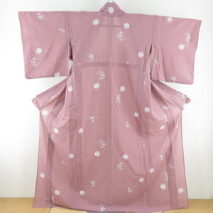 Summer kimono Komon Komon Snow Rink Rinse Polyester Washable Kimono Summer Purple Purple Tailed Light 163cm