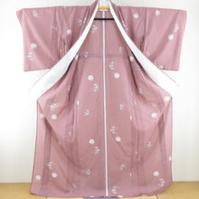 Load image into Gallery viewer, Summer kimono Komon Komon Snow Rink Rinse Polyester Washable Kimono Summer Purple Purple Tailed Light 163cm