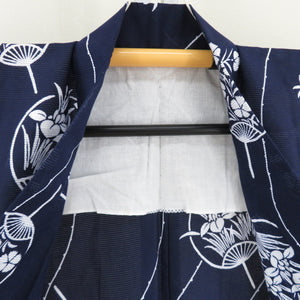 Yukata Cotton Bee Bee Bee Collar Collar, Iris and Nadeshiko Women's Summer Fan Tailoring Ladies Women's Yukata Standard 160cm