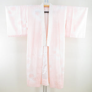 Burders Polyester peony crest blurred sleeve Musou Wash for pink kimono 124cm