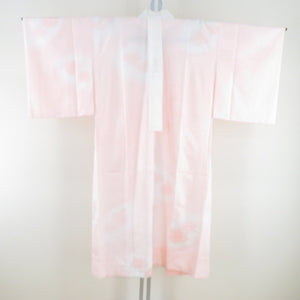 Burders Polyester peony crest blurred sleeve Musou Wash for pink kimono 124cm