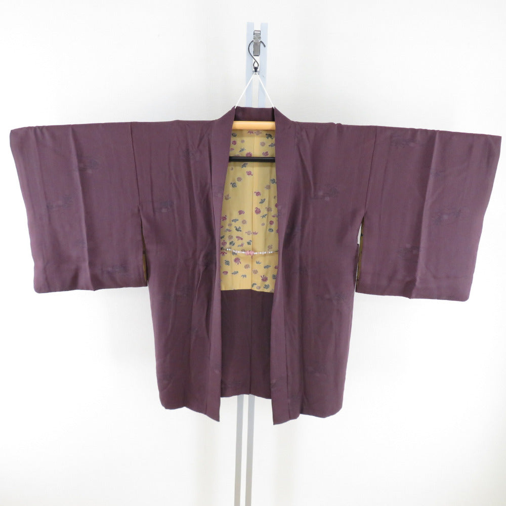 Haori Silk Silk Chitori Purpose Purple Haori String Kimono Court Kimono For Kimono