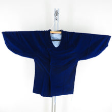 Load image into Gallery viewer, Kimono Coat velvet coat blue -purple plain plain rayon 77cm