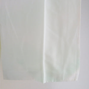 Base -shaped light green silk pure silk bee collar sleeves Musou Long undergarment 121cm