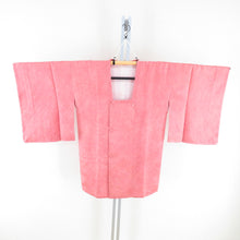 Load image into Gallery viewer, Road pure silk cracked ground crest pink kimono coat kimono kimono kimono casual casual height 83cm