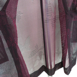 Road Ra Rado Summer Butterfly Purpose Purple Black Pure Silk Kimono Court Single Joi Wagin Port Yojoke Standard 86cm