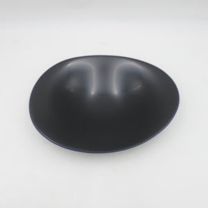 Wajimaya Zenjin Lacquer Bowb Blue Lacquet Dee Deeply Deep Plate No Lacquer Ware Current