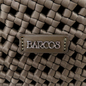 BARCOS バルコス ハンドバッグ ポーチ付き 2way メッシュハンドバッグ ブロンズ