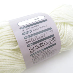 毛糸 LOVE&KNIT SHIMMER SOFT シマーソフト 10玉セット 6番色 ホワイト系 1玉30g巻 約70m ポリエステル100% 秋冬毛糸 未使用品