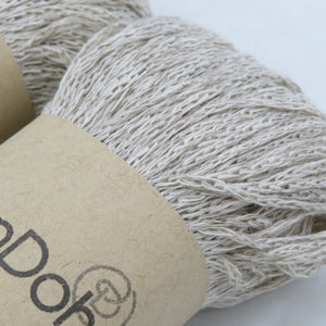 毛糸 DanDoh Linen Ecru Natural 8カセ 50g仕立て 124ヤード ピュアリネン 未使用品