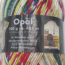 画像をギャラリービューアに読み込む, 毛糸 Opal オパール フンデルトヴァッサー 2104番色 100g玉巻 約425m 未使用品