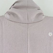Load image into Gallery viewer, 訪問着 箔 刺繍 誰が袖文様 紫色 袷 広衿 正絹 紋なし 仕立て上がり着物 身丈153cm