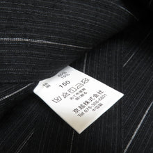 画像をギャラリービューアに読み込む, 浴衣 子供用 男の子ゆかた しじら織り 2枚セット ちぢみ 夏物 綿麻きもの メンズ ジュニア 仕立て上がり 適応身長150cm 身丈125cm 未使用品