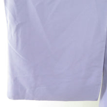 Load image into Gallery viewer, 色無地 袷 広衿 紫色 洗える ポリエステル 紋なし カジュアル 仕立て上がり着物 身丈159cm