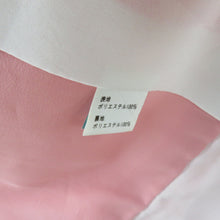 画像をギャラリービューアに読み込む, 色無地 袷 バチ衿 桃色 花車地紋 洗える ポリエステル 紋なし カジュアル 仕立て上がり着物 身丈158cm