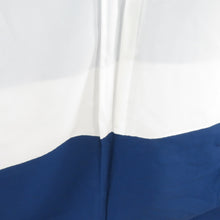 画像をギャラリービューアに読み込む, 付下げ 藤柄 青色 袷 広衿 ポリエステル 洗える着物 紋なし 仕立て上がり 身丈163cm