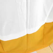 画像をギャラリービューアに読み込む, 小紋 ドットに市松 松柄 黒色 薄茶色 袷 広衿 ポリエステル 洗える着物 仕立て上がり カジュアル 身丈160cm