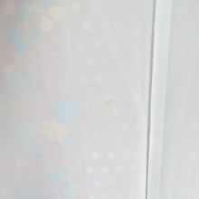 画像をギャラリービューアに読み込む, 小紋 梅に紅葉柄 薄赤色 袷 広衿 ポリエステル 洗える着物 仕立て上がり カジュアル 身丈164cm