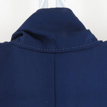 Load image into Gallery viewer, 付下げ 薄に女郎花と蝶々柄 紫色 袷 広衿 ポリエステル 洗える着物 紋なし 仕立て上がり 身丈156cm