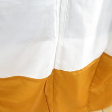 Load image into Gallery viewer, 付下げ 薄に女郎花と蝶々柄 紫色 袷 広衿 ポリエステル 洗える着物 紋なし 仕立て上がり 身丈156cm