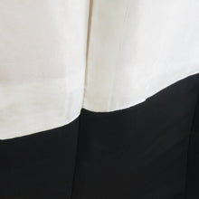 画像をギャラリービューアに読み込む, 紬 着物 麻の葉文様 袷 広衿 黄土色 正絹 カジュアル着物 仕立て上がり 身丈161cm