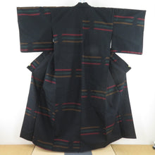 Load image into Gallery viewer, ウール着物 ブラック