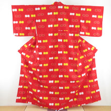 画像をギャラリービューアに読み込む, ウール着物 レッド