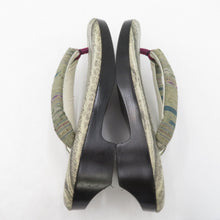 画像をギャラリービューアに読み込む, 草履 姉妹屋オリジナル ア・カセテ草履 英国セーター柄 ウレタンソール 23.5cm Mサイズ 女性用 レディース 履物