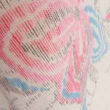 Load image into Gallery viewer, 夏着物 小紋 草花文様 薄茶色 単衣 広衿 織り柄 ポリエステル 洗える着物 夏用 仕立て上がり 身丈159cm